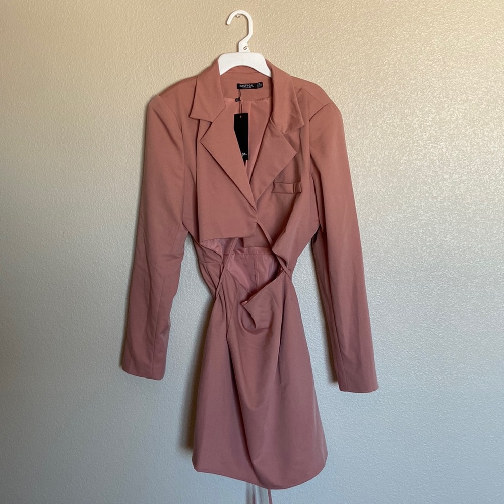Blazer Dress with Cutout